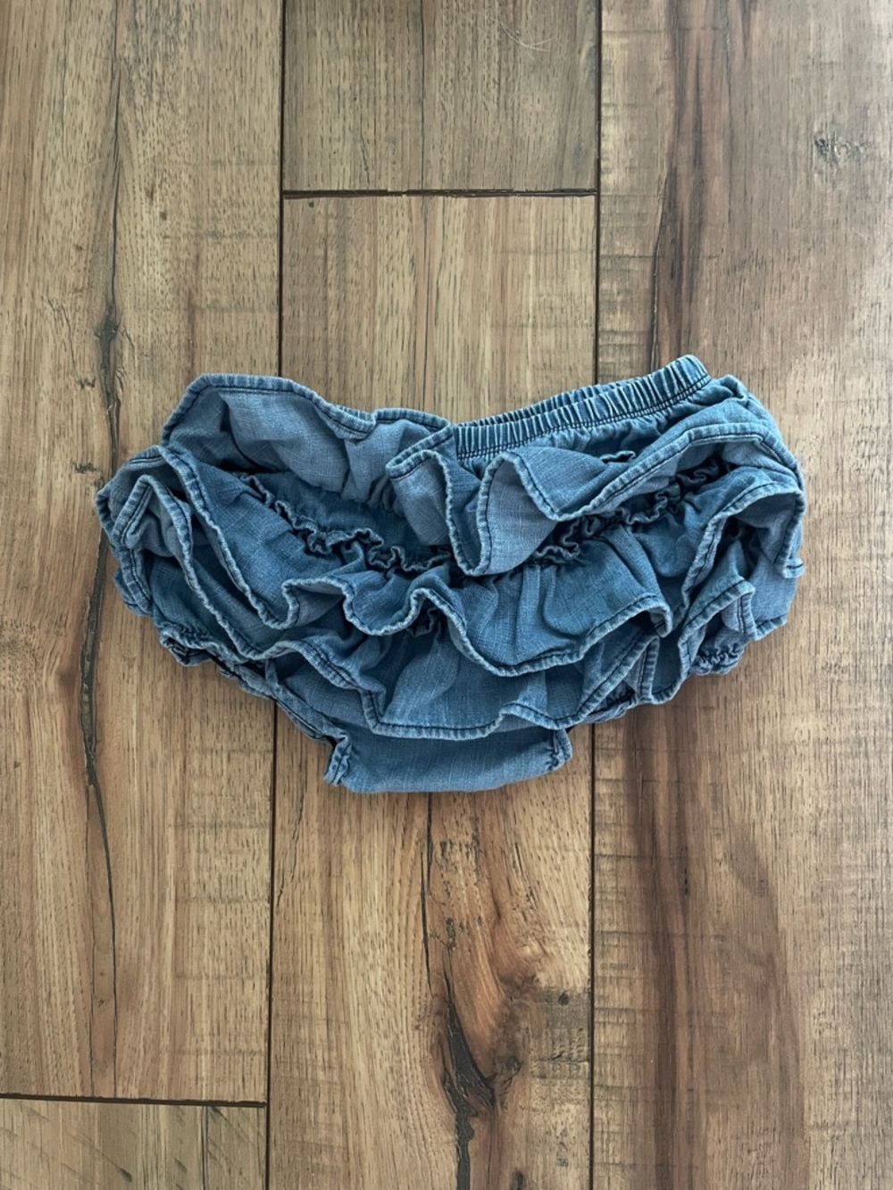 RuffleButts Denim Bloomer